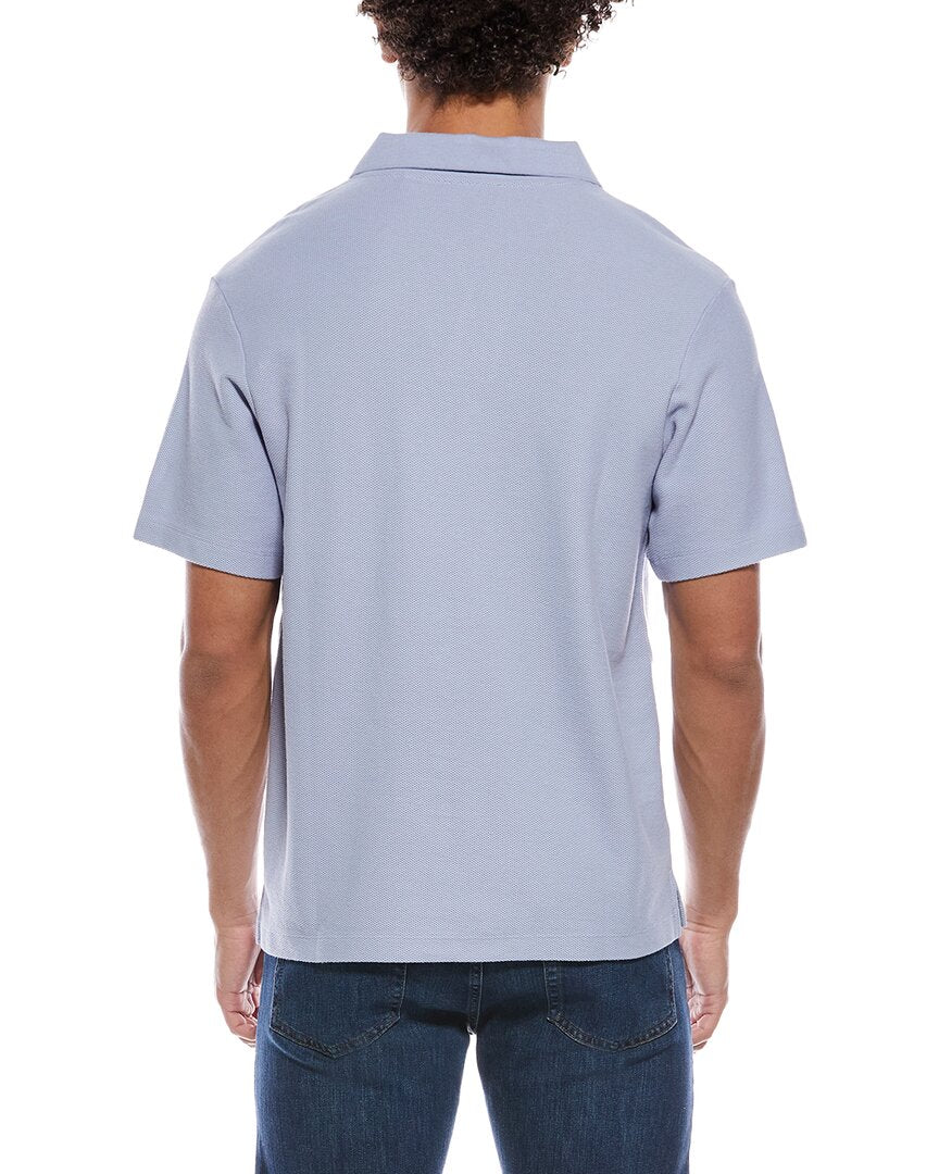 frame jacquard polo shirt
