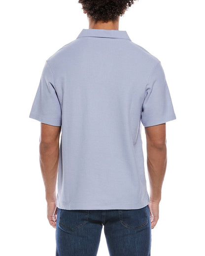 frame jacquard polo shirt