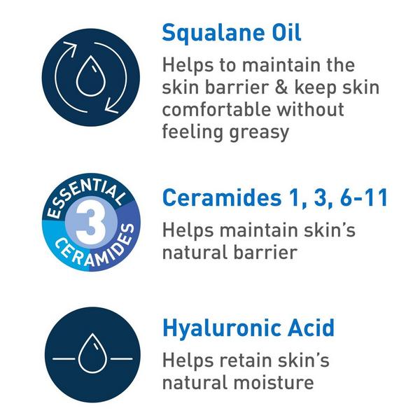 Hydrating Foaming Oil Cleanser, Water-Based Face Wash for Dry Skin