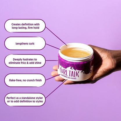 Curl Talk Defining Gel Custard