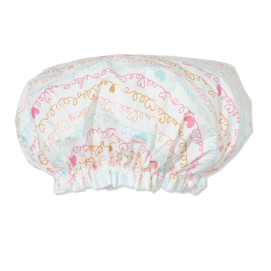 Shower Cap Hearts
