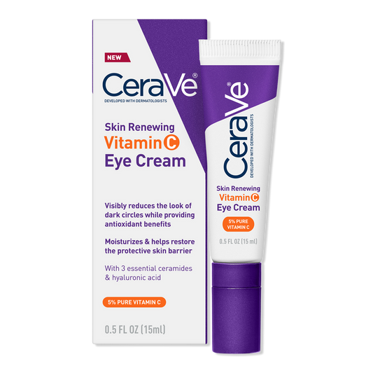 Skin Renewing Vitamin C Eye Cream, Anti-Aging Eye Treatment for Dark Circles & Puffiness