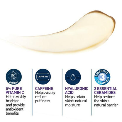 Skin Renewing Vitamin C Eye Cream, Anti-Aging Eye Treatment for Dark Circles & Puffiness