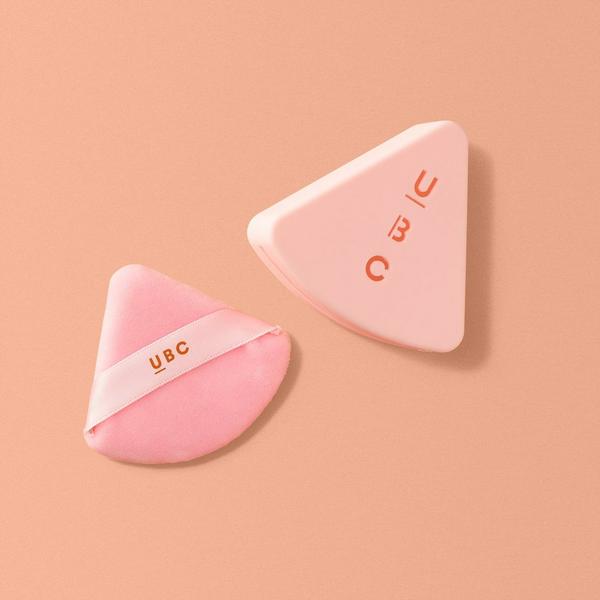 Powder Puff with Travel Case