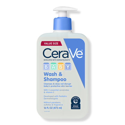 Baby Wash & Shampoo, 2-in-1 Gentle Tear-Free Cleanser for Sensitive Skin & Hair