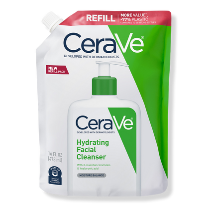 Hydrating Facial Cleanser, Gentle Face Wash for Balanced to Dry Skin