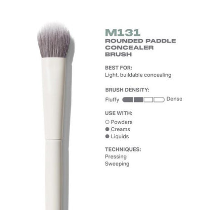 M131 Rounded Paddle Concealer Brush