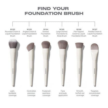 M107 Paddle Cream & Liquid Foundation Brush