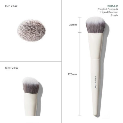 M242 Slanted Cream & Liquid Bronzer Brush