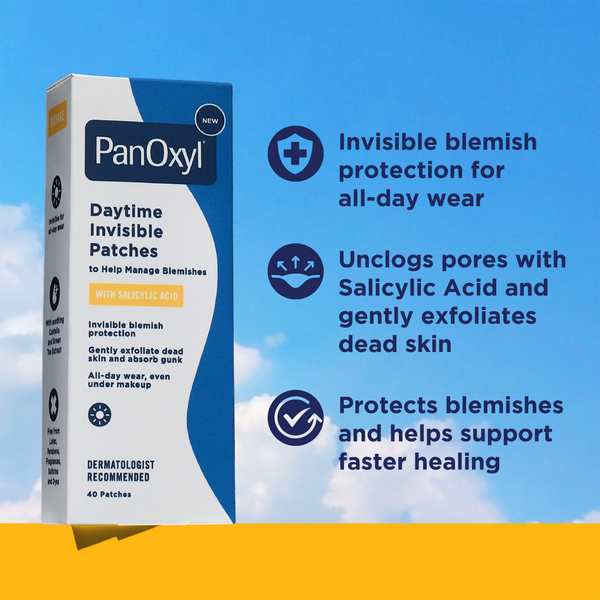 Daytime Invisible Patches with Salicylic Acid
