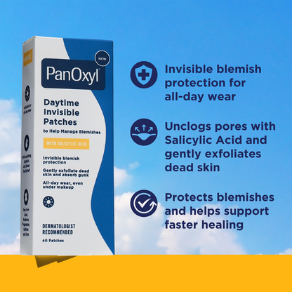 Daytime Invisible Patches with Salicylic Acid
