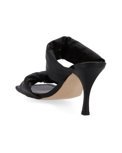 twist leather sandal