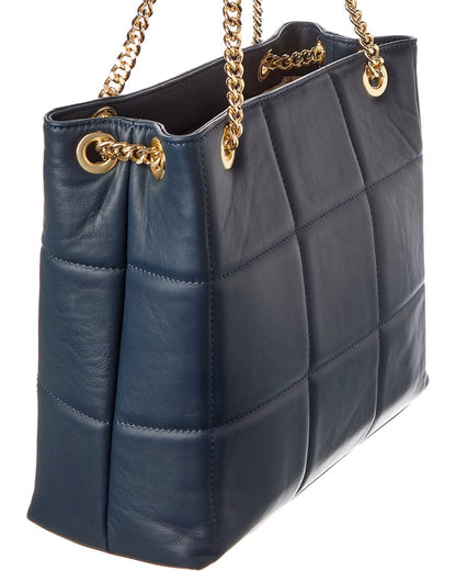 briella quilted leather tote