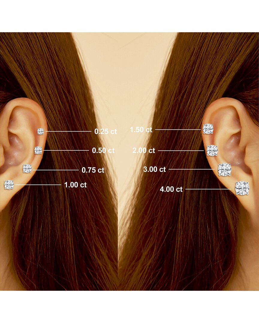 14k 7.00 ct. tw. lab-grown diamond studs