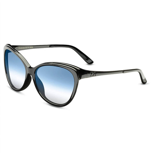 One Size - polished black-gloss black /light blue