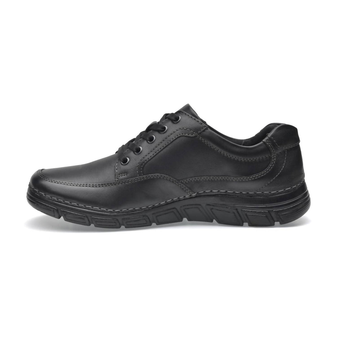 men's leather oxfords rock in black