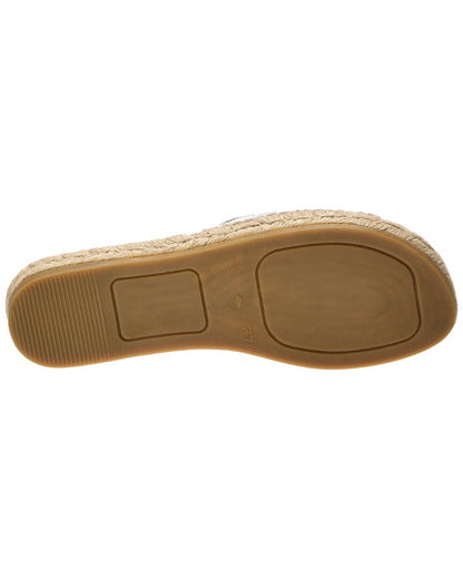 clavel leather espadrille sandal