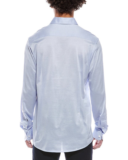 solid filo di scozia pique contemporary fit shirt