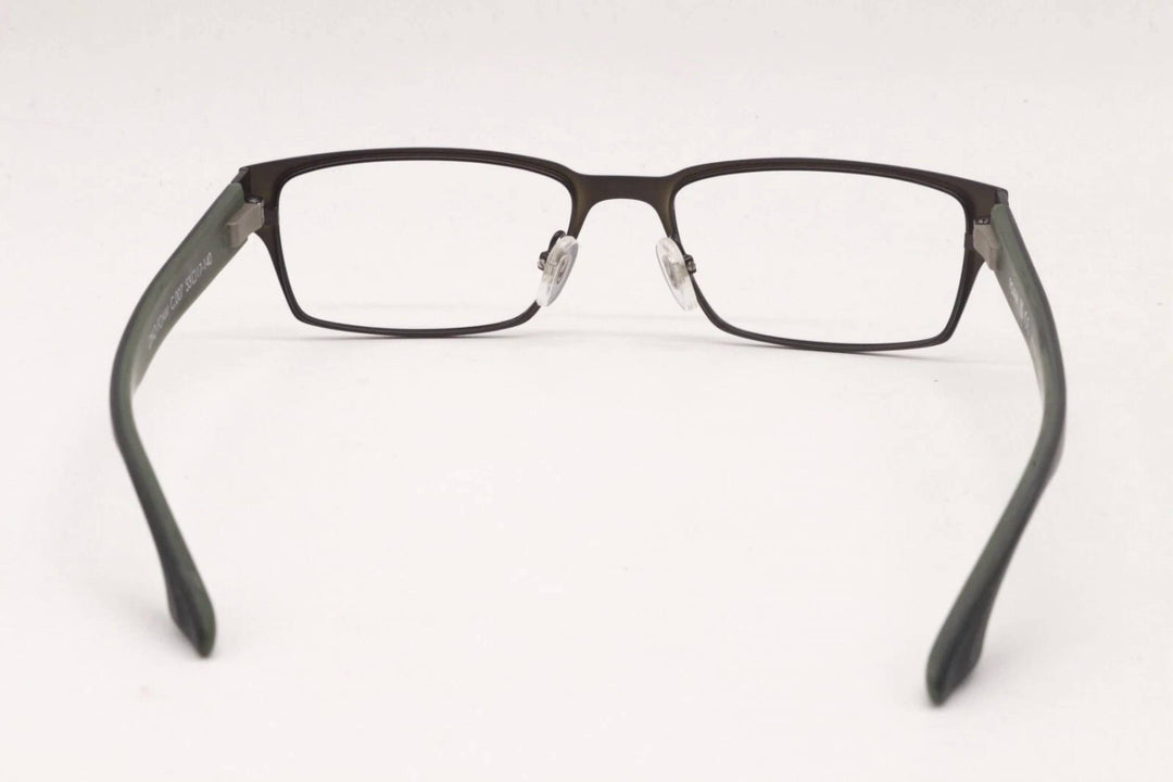 men's foam eyeglasses in matte khaki / green