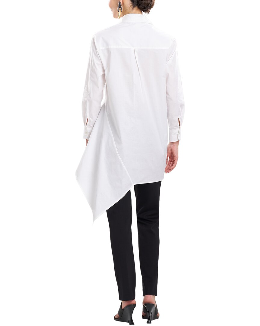 poplin flounce shirt