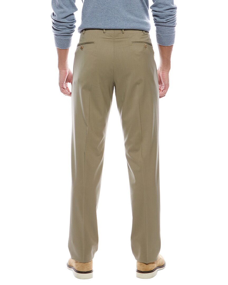 incotex by  modern fit wool-blend trouser