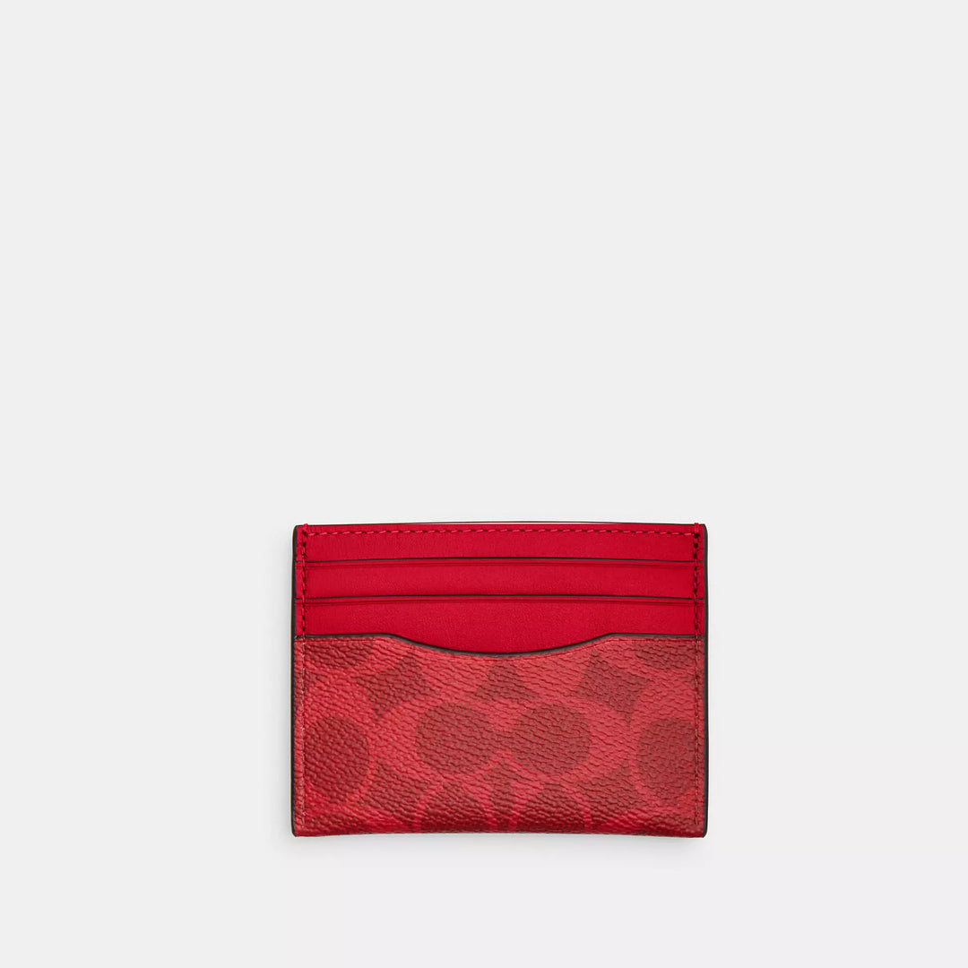 slim id card case in signature canvas