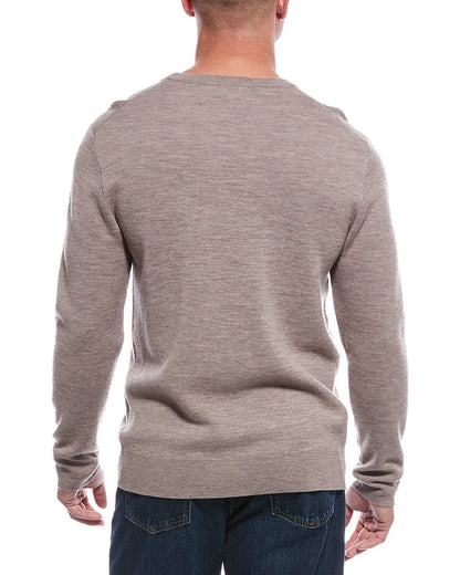 merino wool-blend crewneck sweater