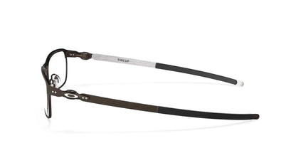 men's ox3184 tincup metal eyeglasses frame in powder pewter
