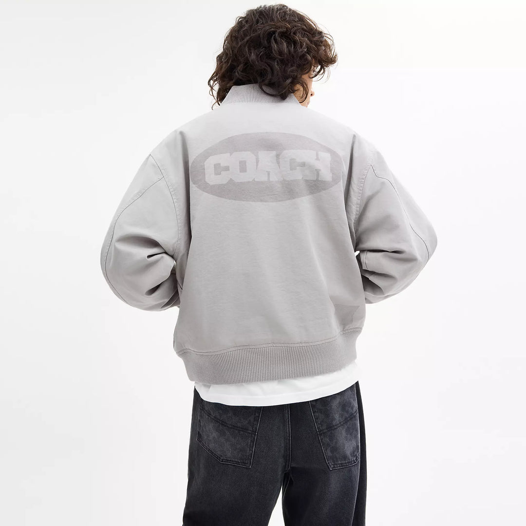 canvas varsity jacket