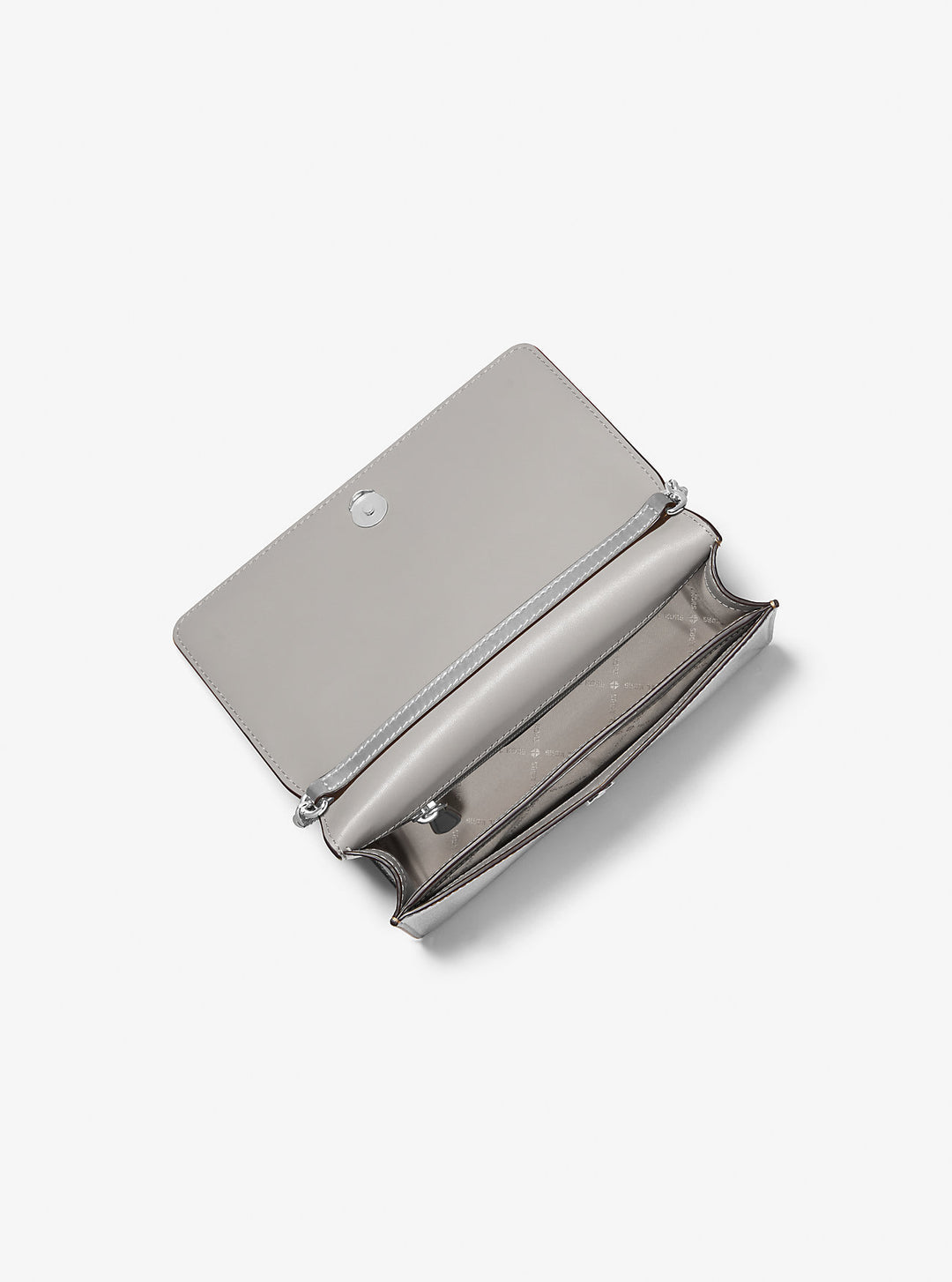 jet set medium metallic crossbody bag