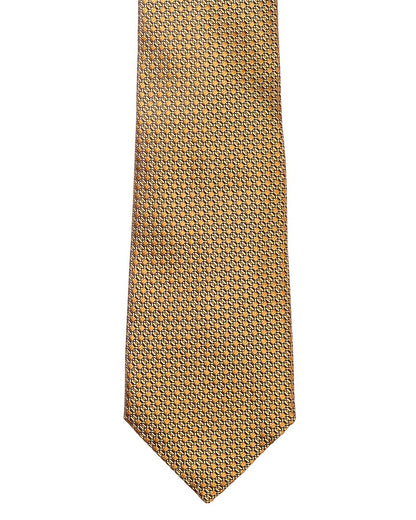 yellow silk tie