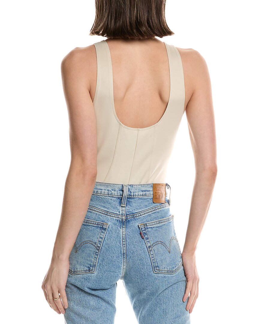 scoop neck bodysuit