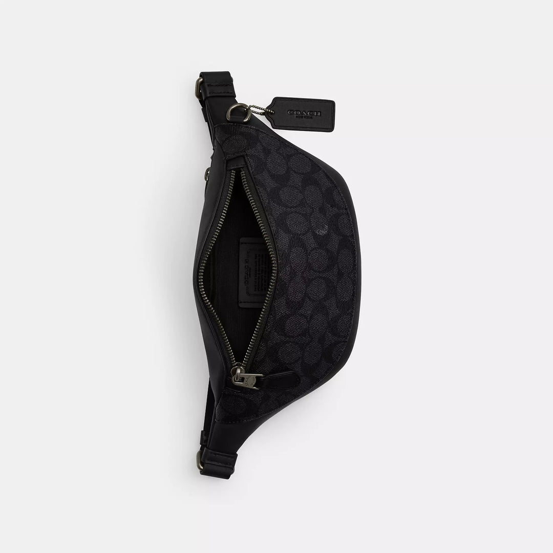 warren mini belt bag in signature canvas