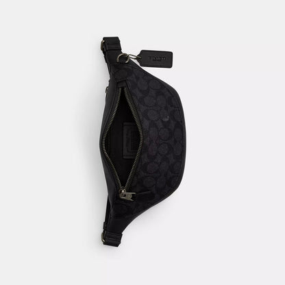 warren mini belt bag in signature canvas