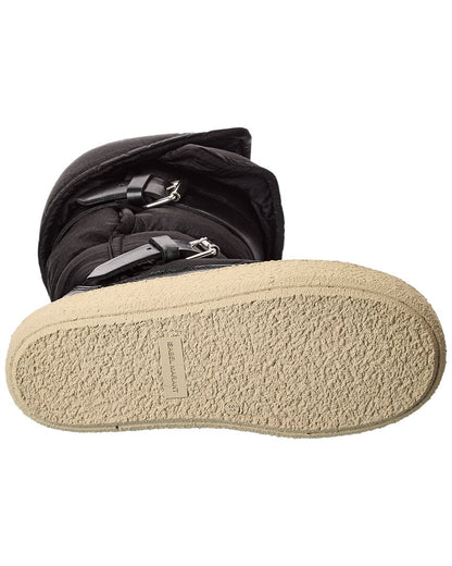 zenora nylon & leather snow boot