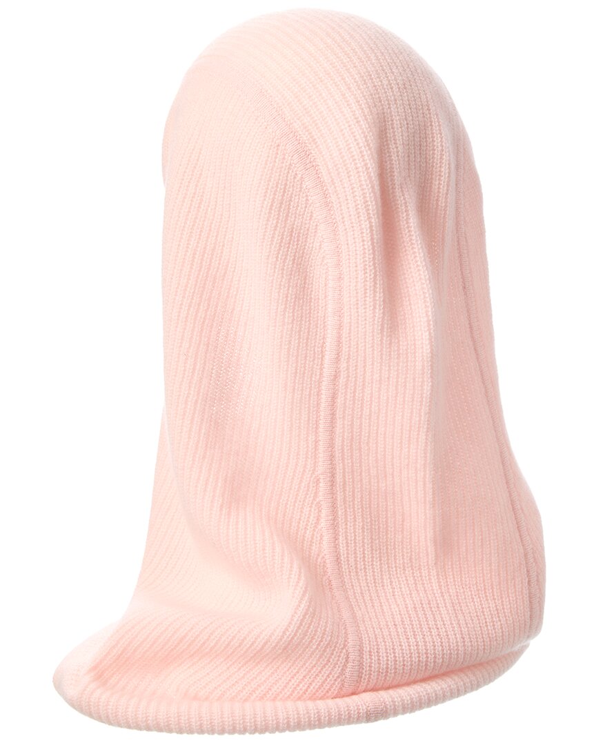 shaker stitch cashmere balaclava