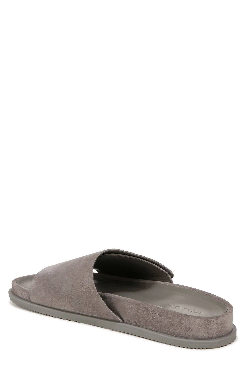 men's  del rey sandal in smoke grey suede