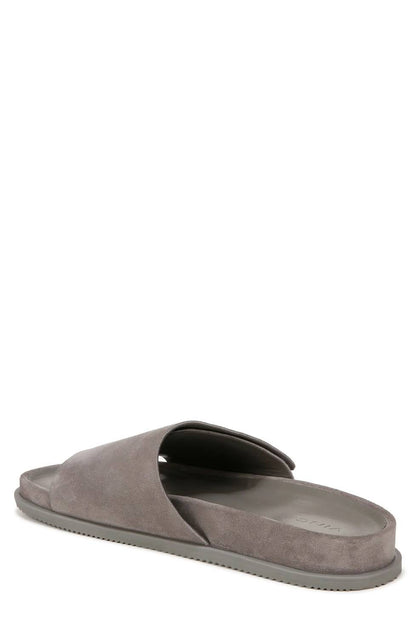 men's  del rey sandal in smoke grey suede