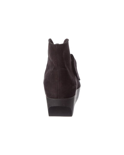fujhey suede wedge boot