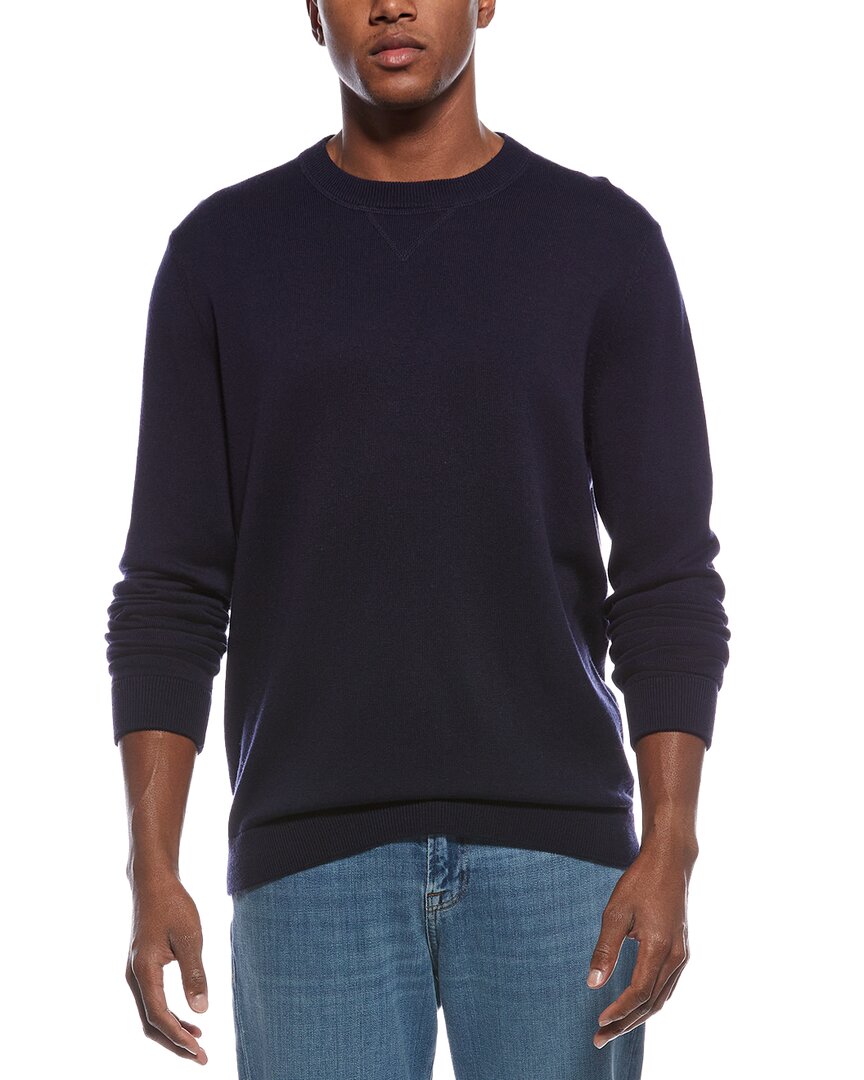 wool-blend crewneck sweatshirt