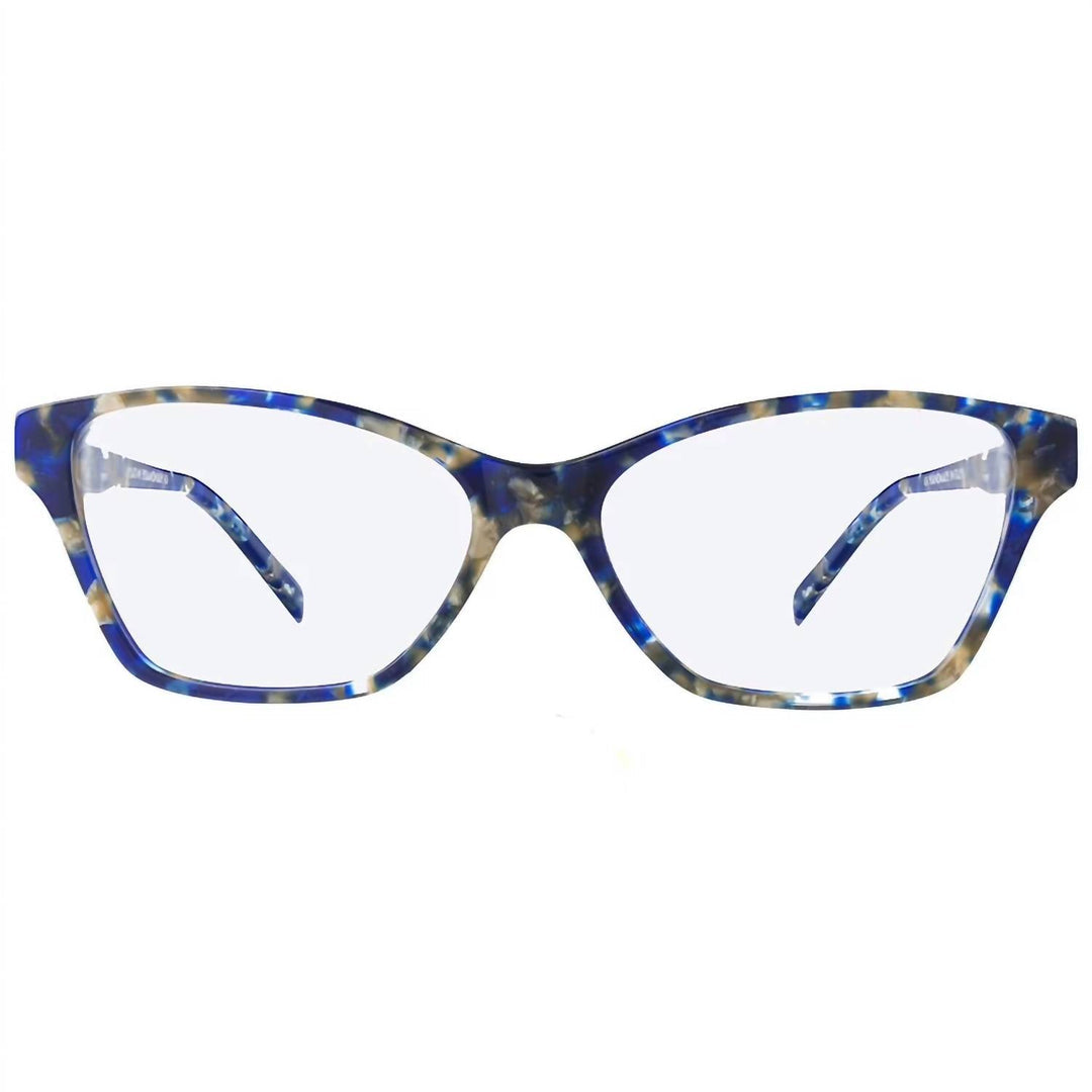 One Size - blue marble/ clear lens