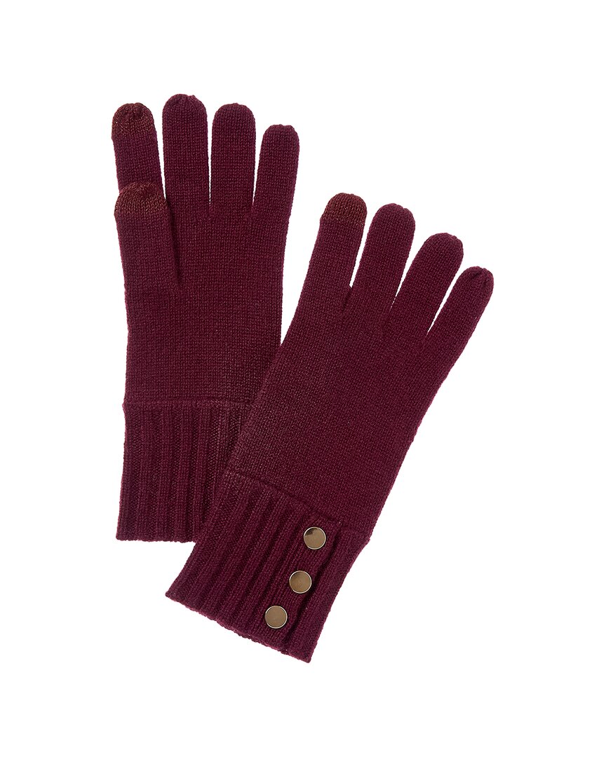button cuff cashmere gloves