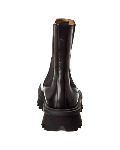 ferragamo leather boot