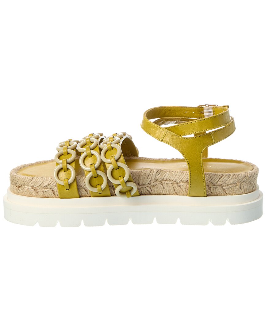cruz ring leather platform sandal