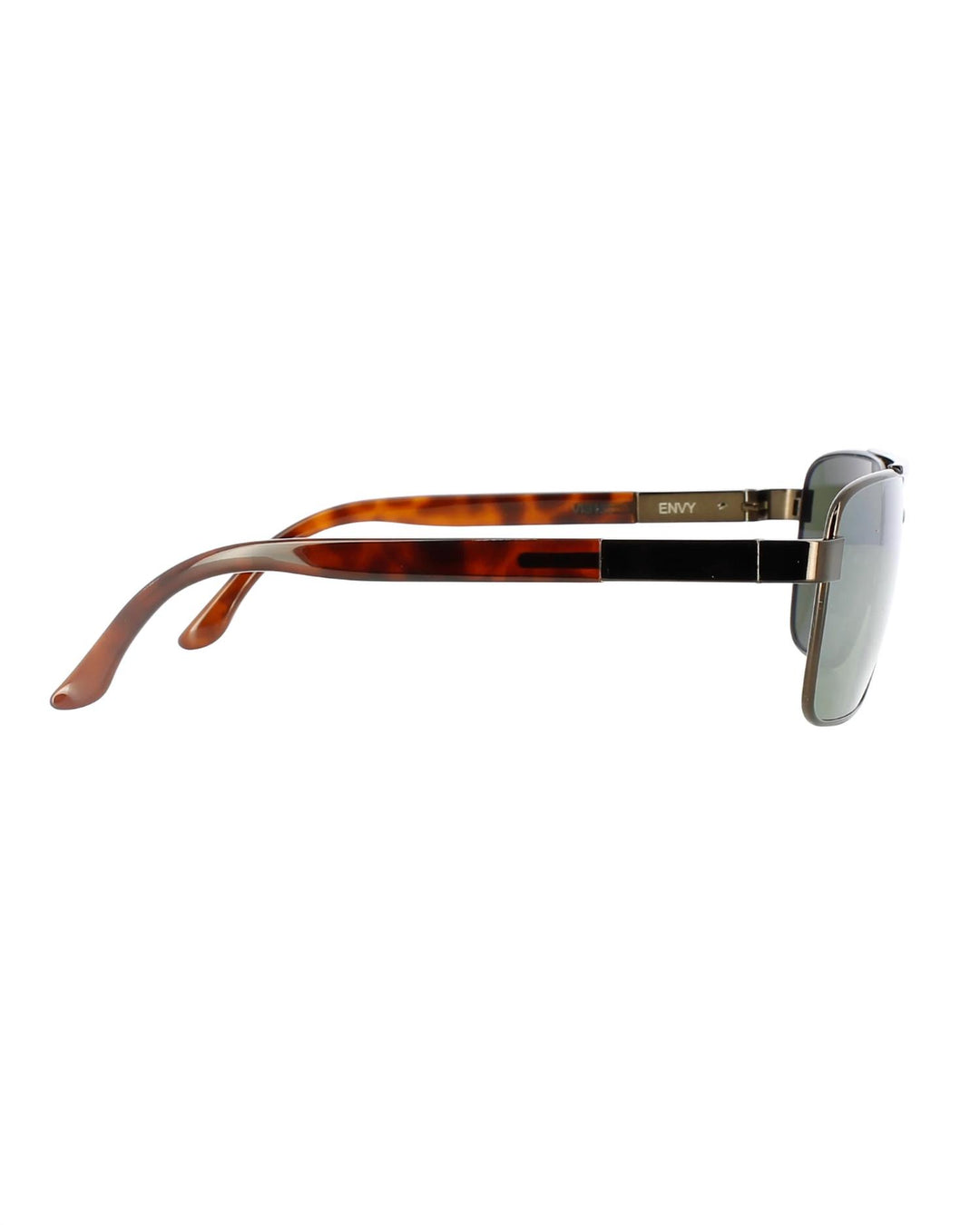 unisex - envy sunglasses in bronze tortoise shell/brown mirror