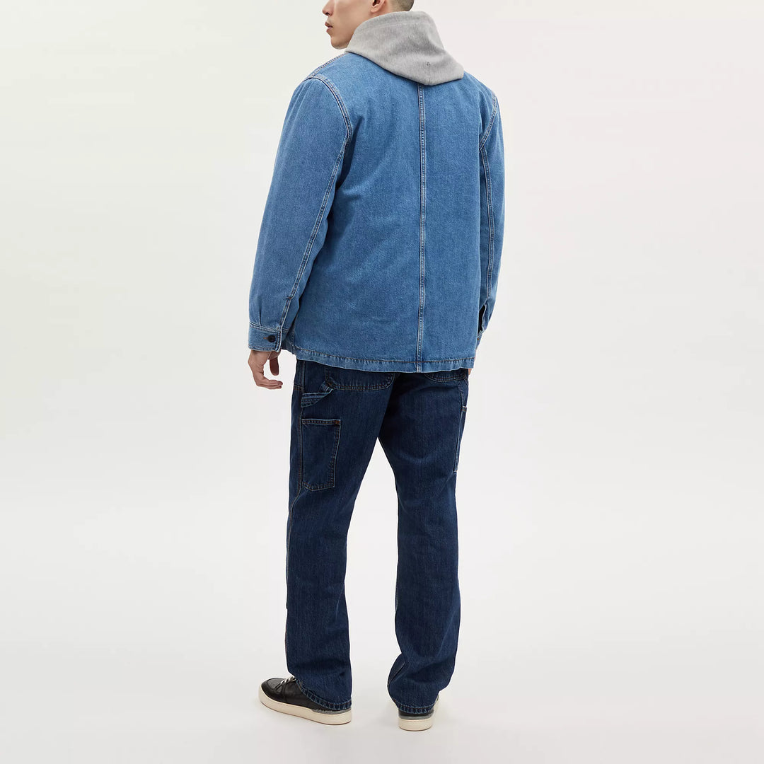 denim overshirt