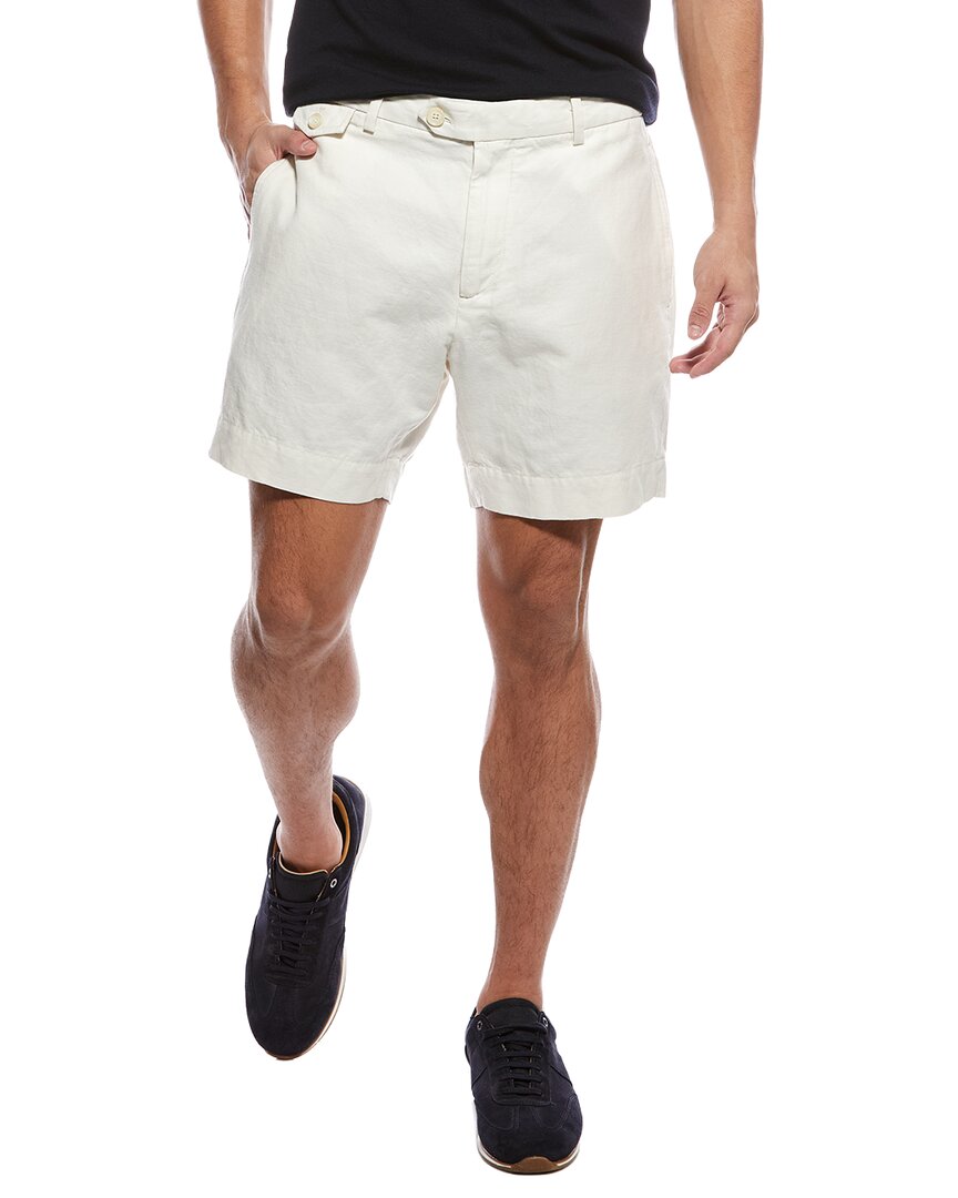 linen-blend short