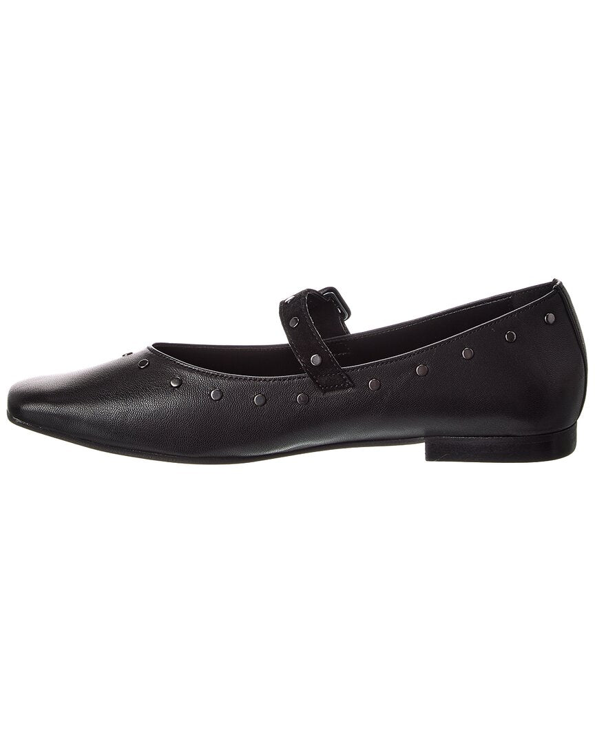 elissa leather flat