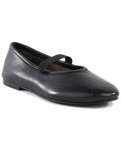 US 6.5 - black leather