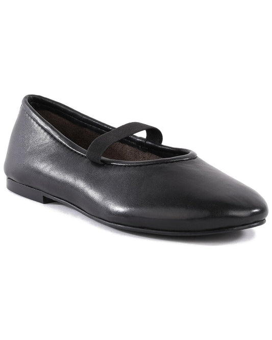 US 6.5 - black leather